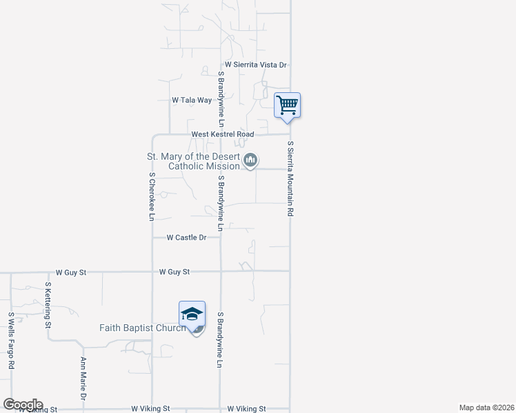map of restaurants, bars, coffee shops, grocery stores, and more near 10616 South Sierrita Mountain Road in Tucson