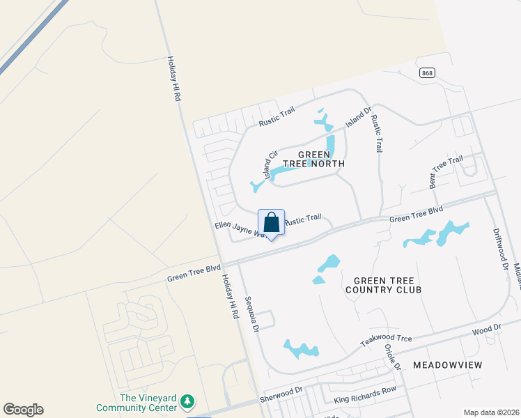 map of restaurants, bars, coffee shops, grocery stores, and more near 4955 Rustic Trail in Midland