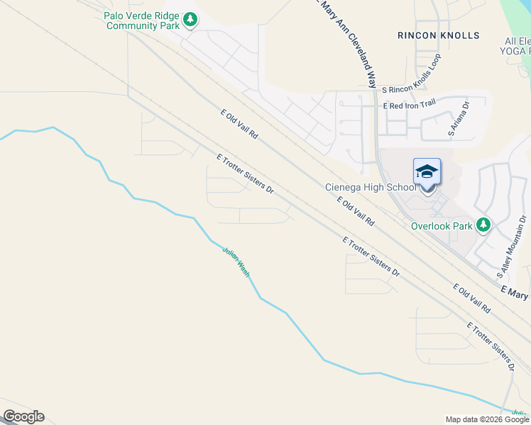 map of restaurants, bars, coffee shops, grocery stores, and more near 12561-12665 East Old Vail Road in Vail