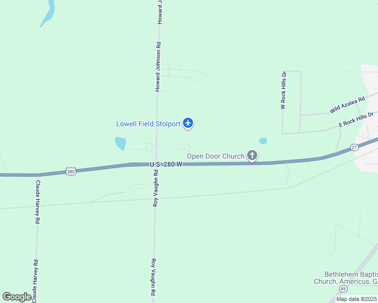 map of restaurants, bars, coffee shops, grocery stores, and more near Iris Drive in Sumter County