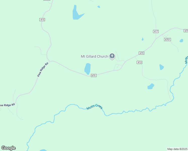map of restaurants, bars, coffee shops, grocery stores, and more near County Road 670 in Clarke County