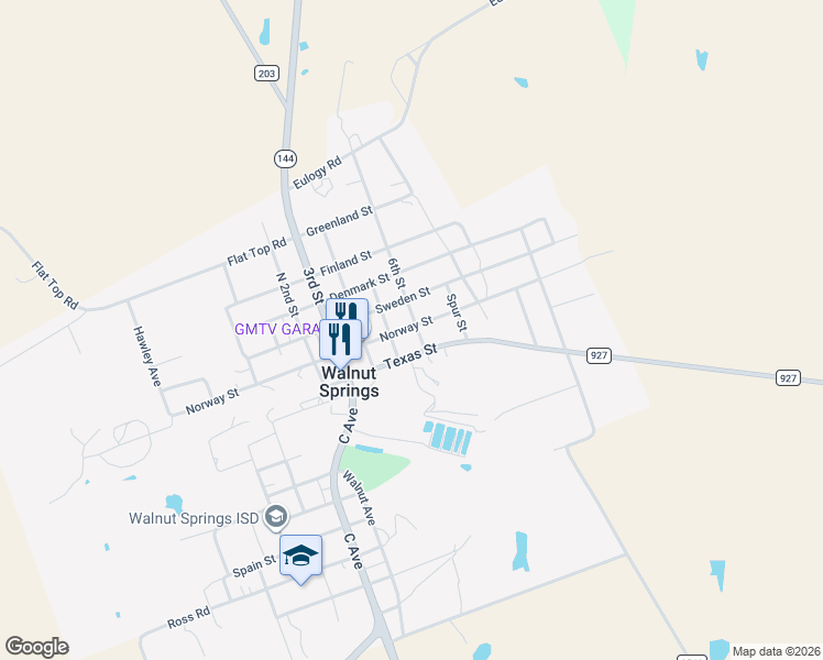 map of restaurants, bars, coffee shops, grocery stores, and more near 153 Norway Street in Walnut Springs