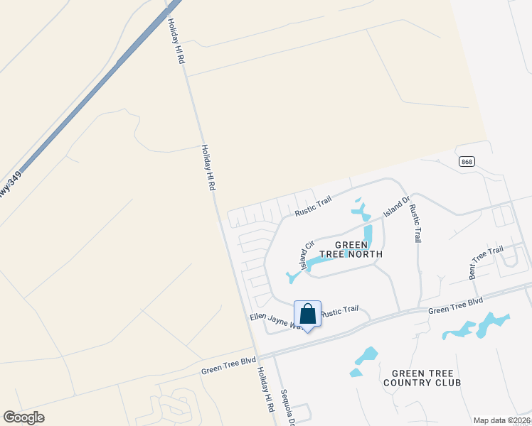 map of restaurants, bars, coffee shops, grocery stores, and more near 7005 Ridgeboro Court in Midland