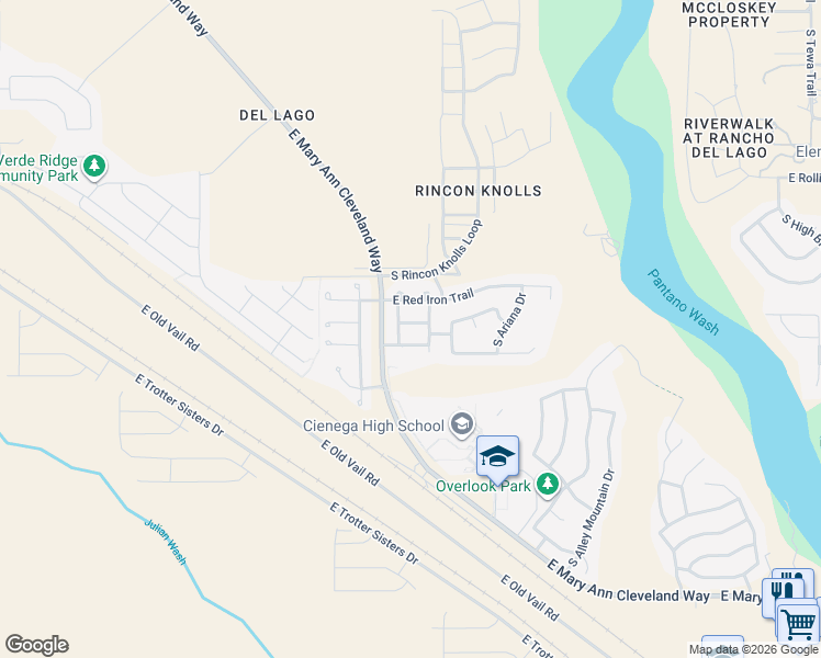 map of restaurants, bars, coffee shops, grocery stores, and more near 12660 East Mandell Pass in Vail