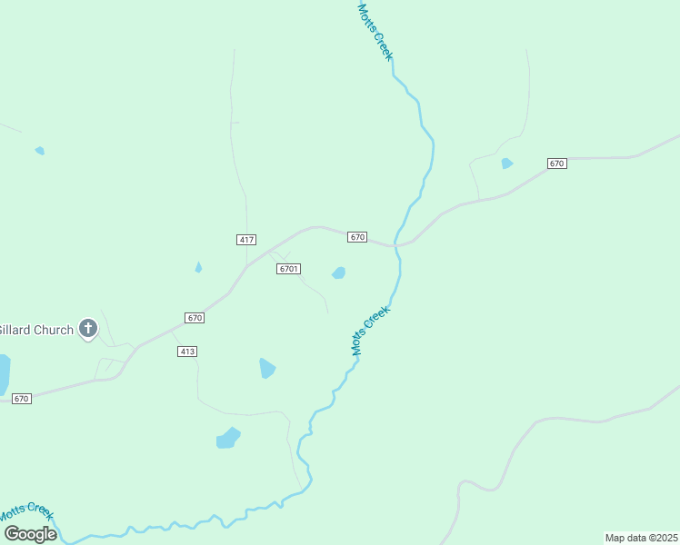 map of restaurants, bars, coffee shops, grocery stores, and more near County Road 670 in Quitman