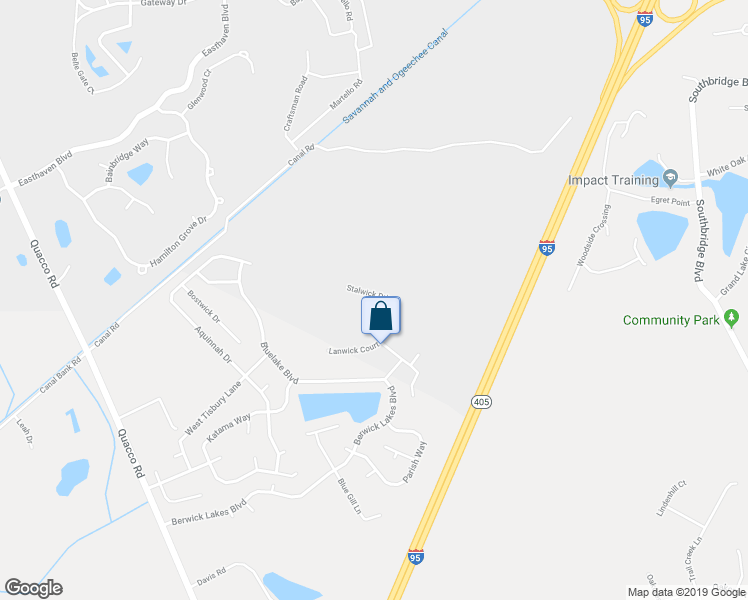 map of restaurants, bars, coffee shops, grocery stores, and more near 2 Depwick Court in Pooler