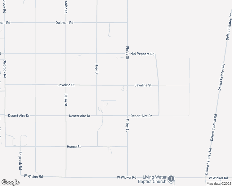 map of restaurants, bars, coffee shops, grocery stores, and more near 1-1199 Javelina St in Chaparral