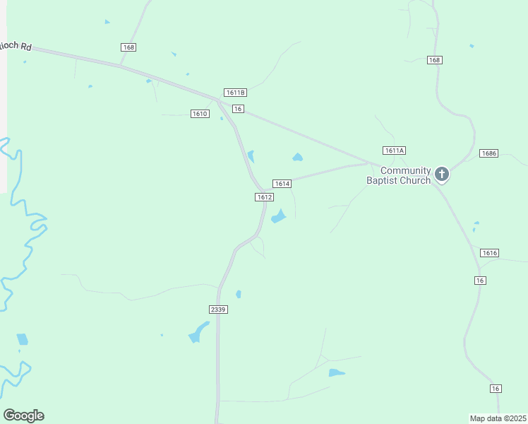 map of restaurants, bars, coffee shops, grocery stores, and more near 362-399 County Road 1612 in Louin