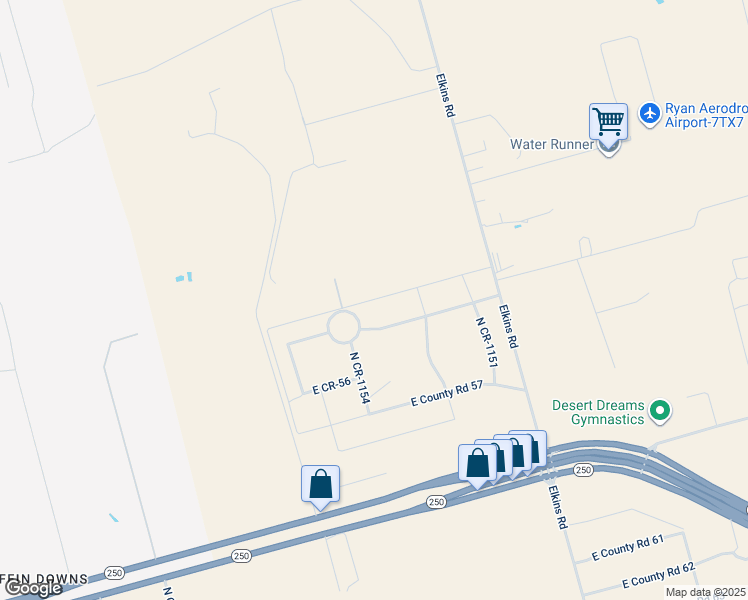 map of restaurants, bars, coffee shops, grocery stores, and more near in Midland