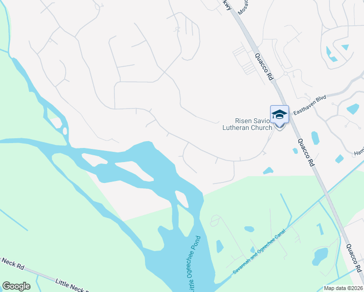 map of restaurants, bars, coffee shops, grocery stores, and more near 105 Busbridge Cove in Pooler