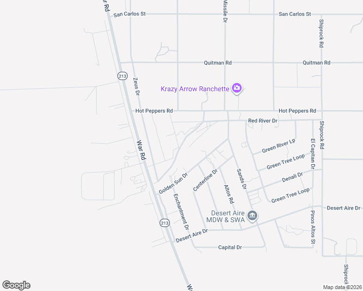 map of restaurants, bars, coffee shops, grocery stores, and more near 2740 Golden Sun Drive in Chaparral