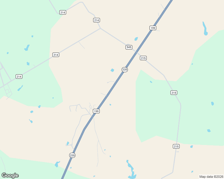 map of restaurants, bars, coffee shops, grocery stores, and more near Highway 220 in Hico