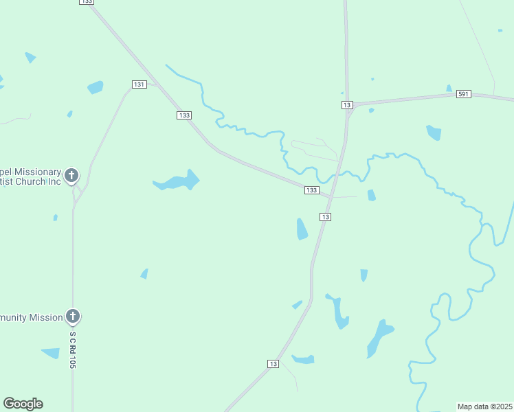 map of restaurants, bars, coffee shops, grocery stores, and more near 341 County Road 13 in Louin