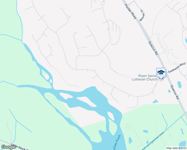 map of restaurants, bars, coffee shops, grocery stores, and more near 254 Spanton Crescent in Pooler