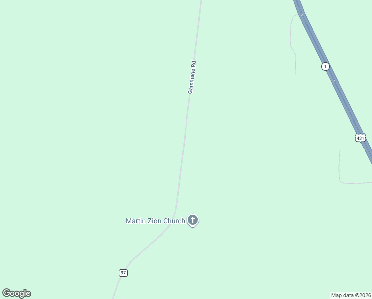 map of restaurants, bars, coffee shops, grocery stores, and more near 155 County Road 97 in Pittsview