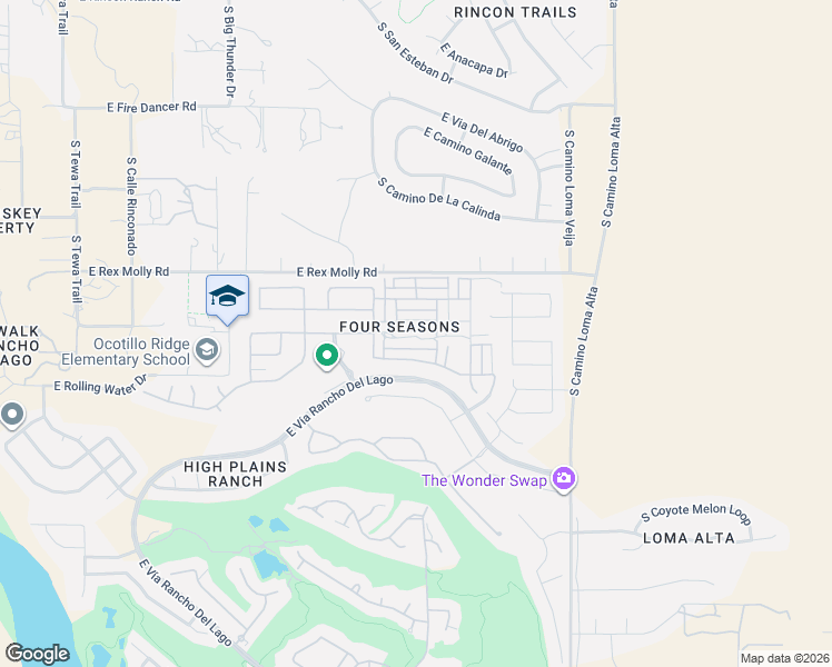 map of restaurants, bars, coffee shops, grocery stores, and more near 14000 East Britzka Street in Vail