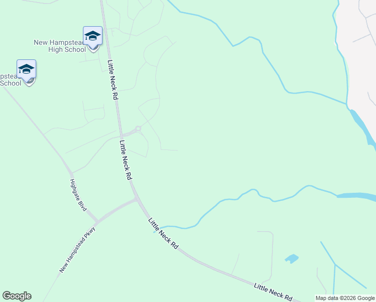 map of restaurants, bars, coffee shops, grocery stores, and more near Little Neck Road in Bloomingdale