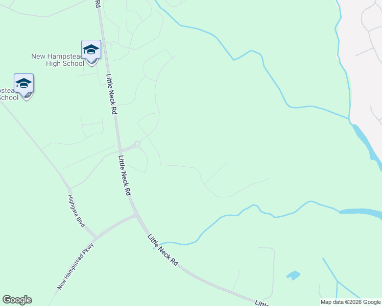 map of restaurants, bars, coffee shops, grocery stores, and more near Little Neck Road in Bloomingdale