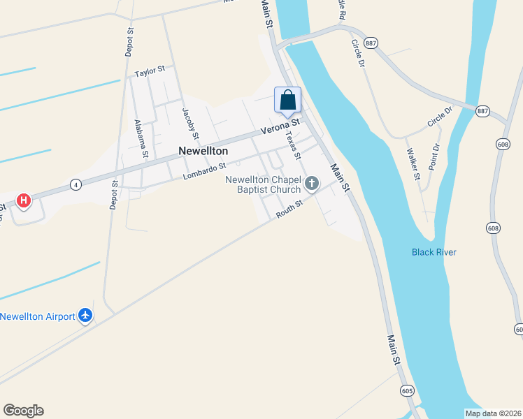 map of restaurants, bars, coffee shops, grocery stores, and more near 110 Mc Donald Street in Newellton