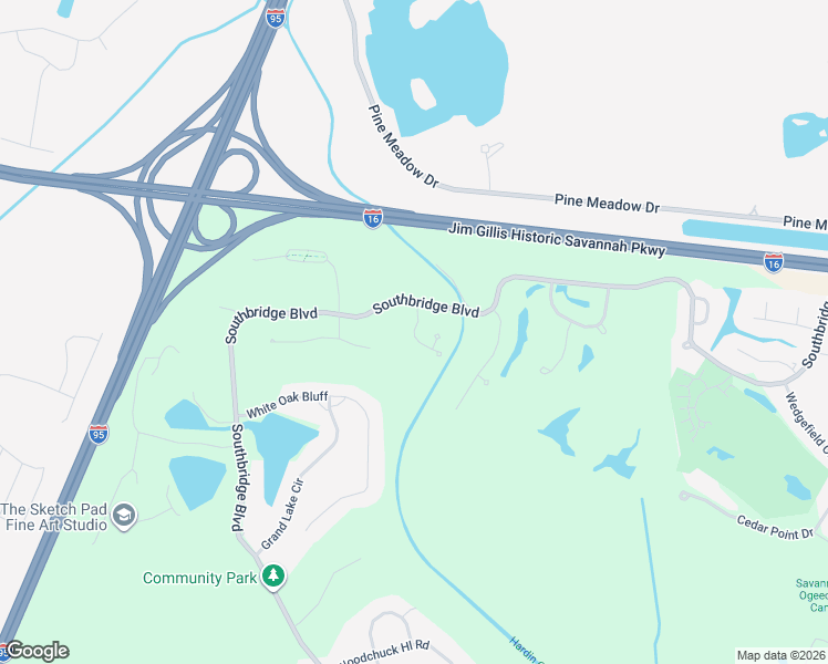 map of restaurants, bars, coffee shops, grocery stores, and more near 110 Sabal Lane in Savannah