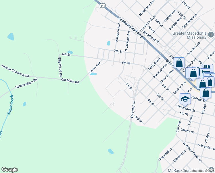 map of restaurants, bars, coffee shops, grocery stores, and more near 303 Jackson Avenue in Helena