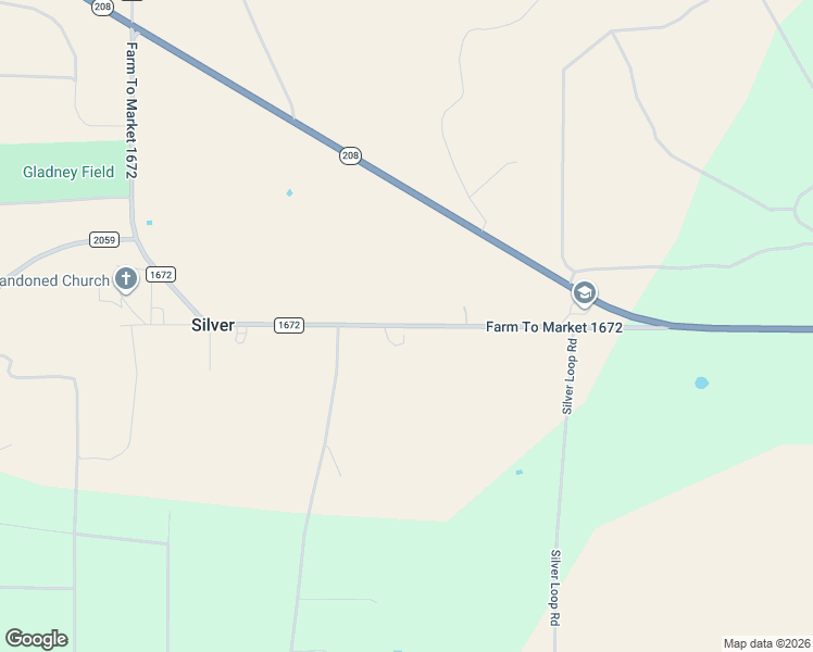 map of restaurants, bars, coffee shops, grocery stores, and more near Farm To Market 1672 in Coke County
