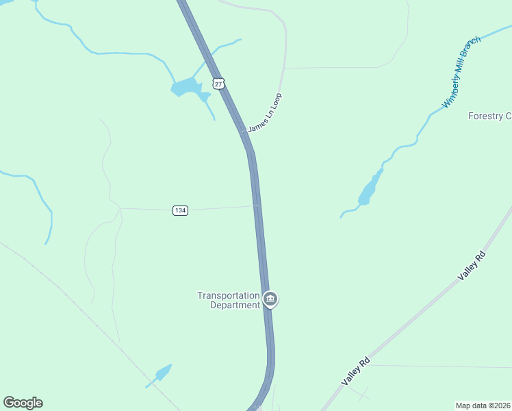 map of restaurants, bars, coffee shops, grocery stores, and more near 21 Louise Beall Road in Lumpkin