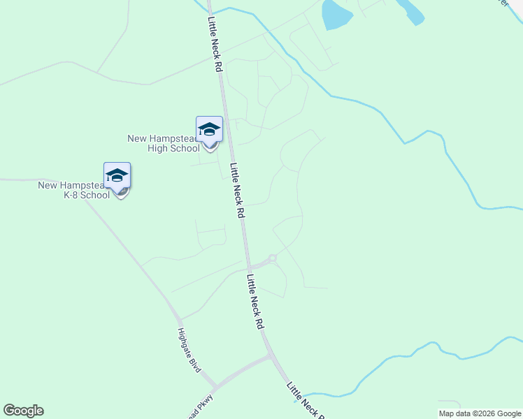 map of restaurants, bars, coffee shops, grocery stores, and more near Old Little Neck Road in Bloomingdale
