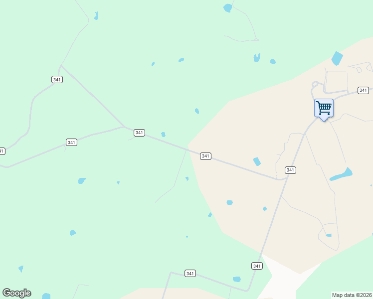 map of restaurants, bars, coffee shops, grocery stores, and more near County Road 341 in Dublin