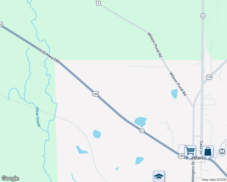 map of restaurants, bars, coffee shops, grocery stores, and more near in Preston