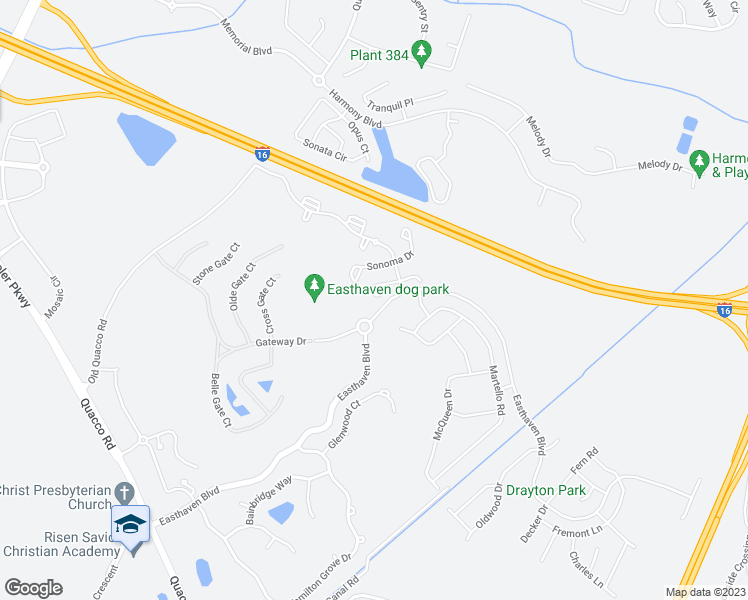 map of restaurants, bars, coffee shops, grocery stores, and more near 125 Ventura Place in Pooler