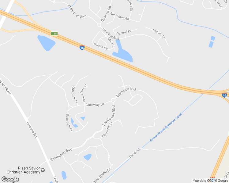 map of restaurants, bars, coffee shops, grocery stores, and more near 131 Ventura Place in Pooler