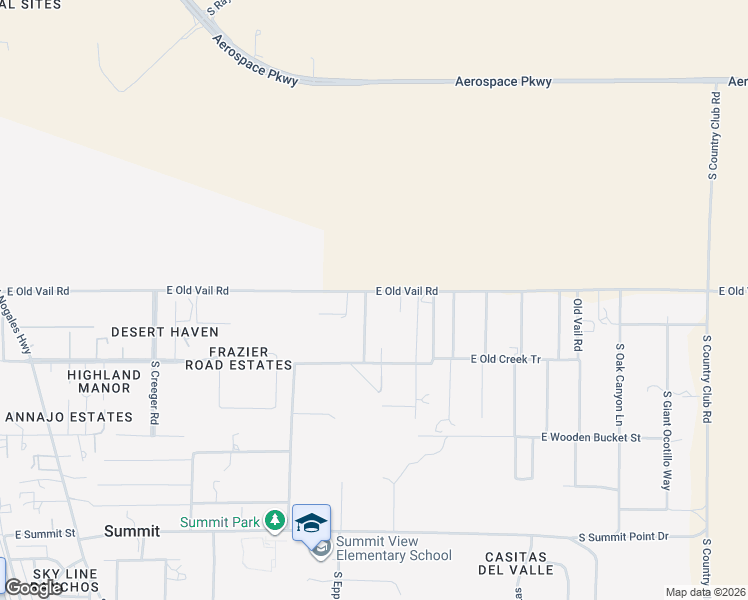 map of restaurants, bars, coffee shops, grocery stores, and more near 9710 South Getsemani Road in Tucson
