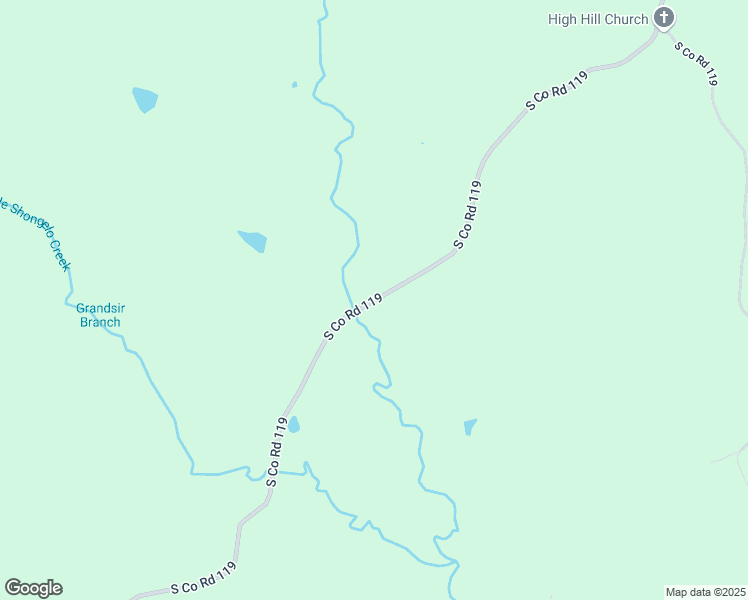 map of restaurants, bars, coffee shops, grocery stores, and more near South Co Road 119 in Raleigh