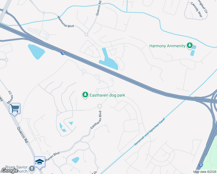 map of restaurants, bars, coffee shops, grocery stores, and more near 225 Sonoma Drive in Pooler