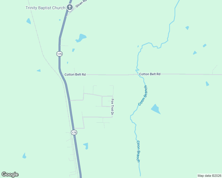 map of restaurants, bars, coffee shops, grocery stores, and more near 159 Creek Drive in Mansfield