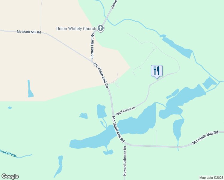 map of restaurants, bars, coffee shops, grocery stores, and more near 644 Mc Math Mill Road in Americus