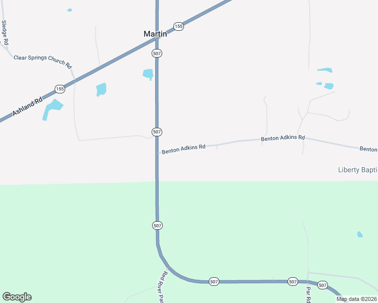 map of restaurants, bars, coffee shops, grocery stores, and more near Red River Parish 212 in Martin