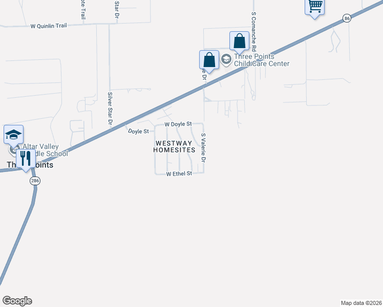map of restaurants, bars, coffee shops, grocery stores, and more near 9421 Carol Drive in Tucson