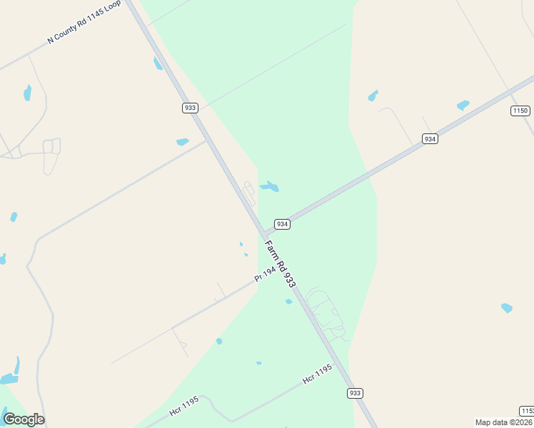 map of restaurants, bars, coffee shops, grocery stores, and more near 6338 Farm to Market Road 933 in Blum