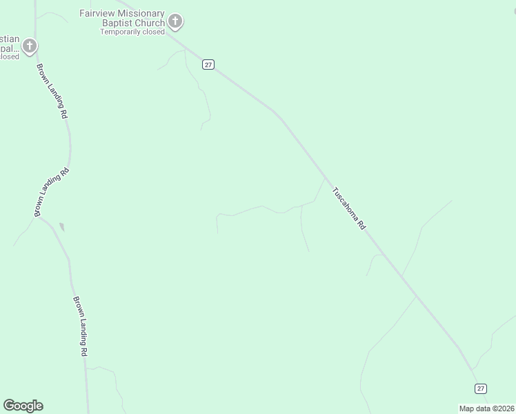 map of restaurants, bars, coffee shops, grocery stores, and more near Spruce Road in Choctaw County