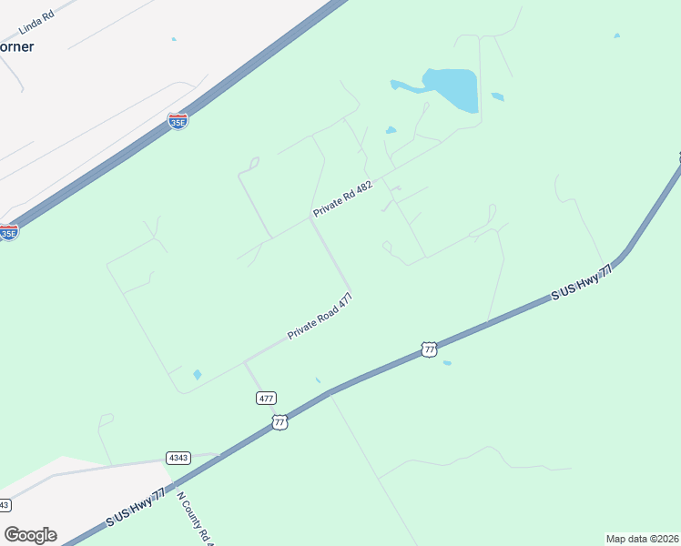 map of restaurants, bars, coffee shops, grocery stores, and more near 229 Private Road 477 in Hillsboro
