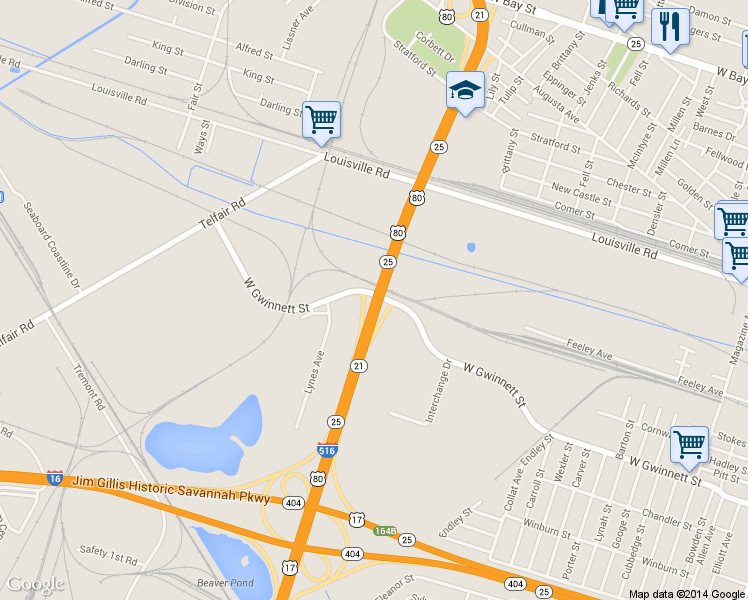 map of restaurants, bars, coffee shops, grocery stores, and more near in 