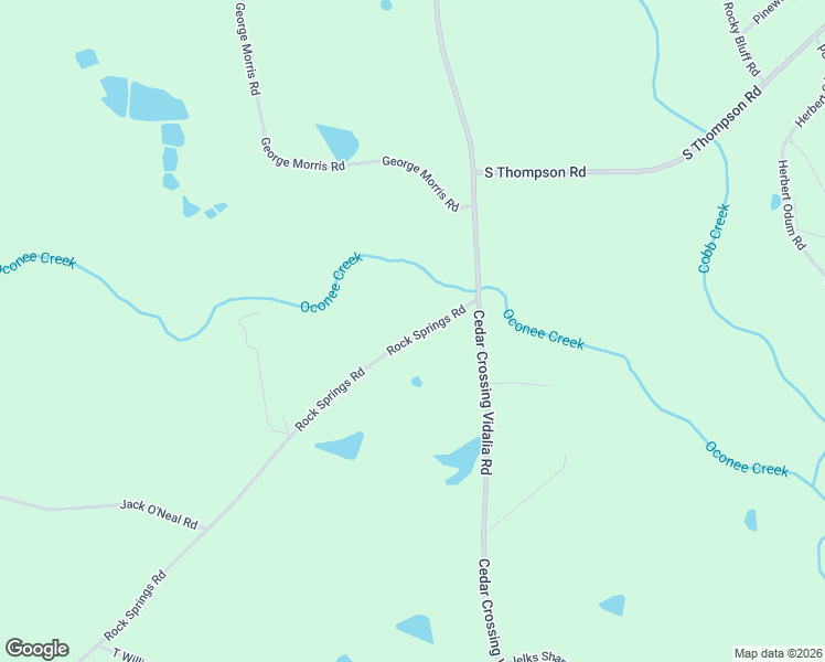 map of restaurants, bars, coffee shops, grocery stores, and more near 172 Rock Springs Road in Uvalda