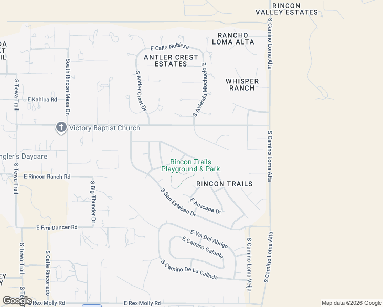 map of restaurants, bars, coffee shops, grocery stores, and more near 9419 South Via Bandera in Vail