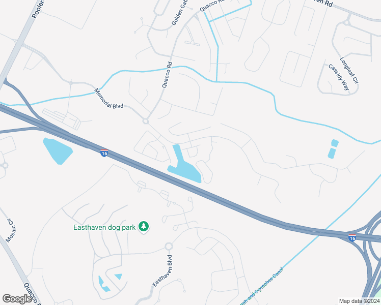 map of restaurants, bars, coffee shops, grocery stores, and more near 160 Harmony Boulevard in Pooler