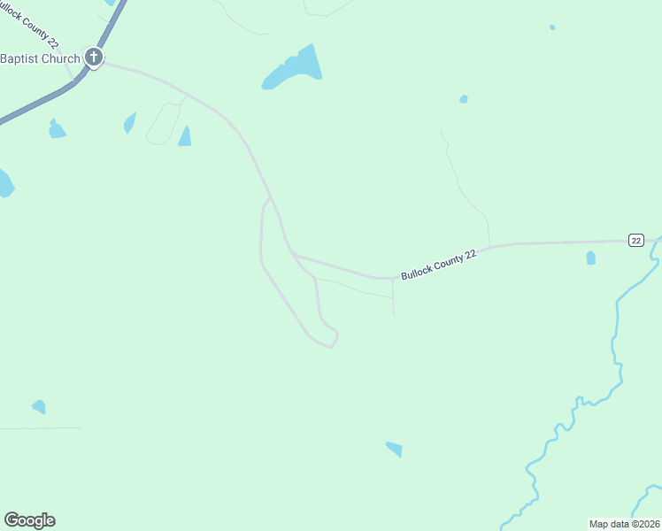 map of restaurants, bars, coffee shops, grocery stores, and more near Bullock County 22 in Union Springs