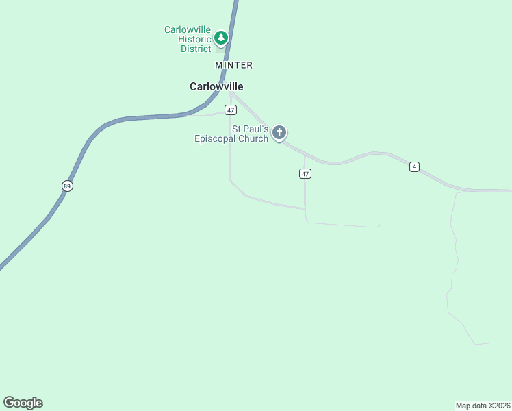 map of restaurants, bars, coffee shops, grocery stores, and more near 444 County Road 47 in Dallas County