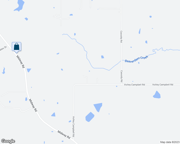 map of restaurants, bars, coffee shops, grocery stores, and more near 1650 Volley Campbell Rd in Terry