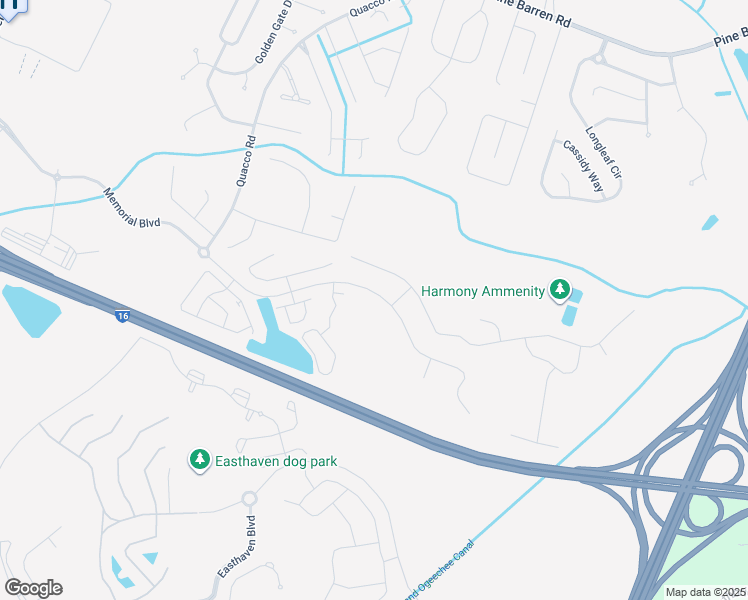 map of restaurants, bars, coffee shops, grocery stores, and more near 217 Harmony Boulevard in Pooler
